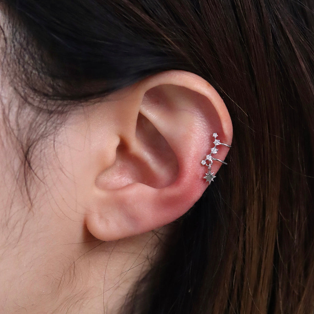 Milkyway Drop Ear Cuff – Women's Gold Plated Jewellery UK