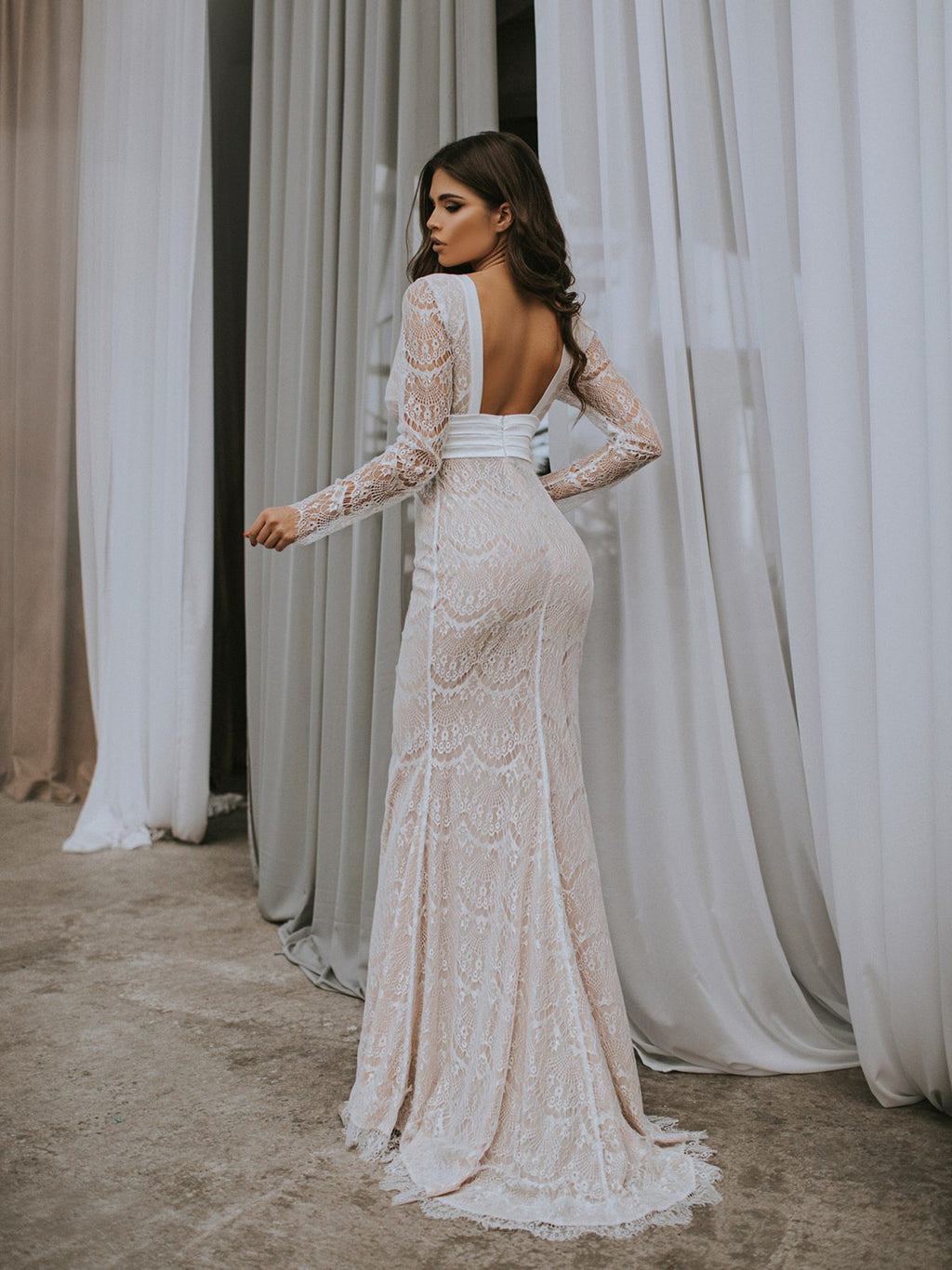 Lace Evening Gown – Women's Black Tie Wedding Guest Maxi Dress UK
