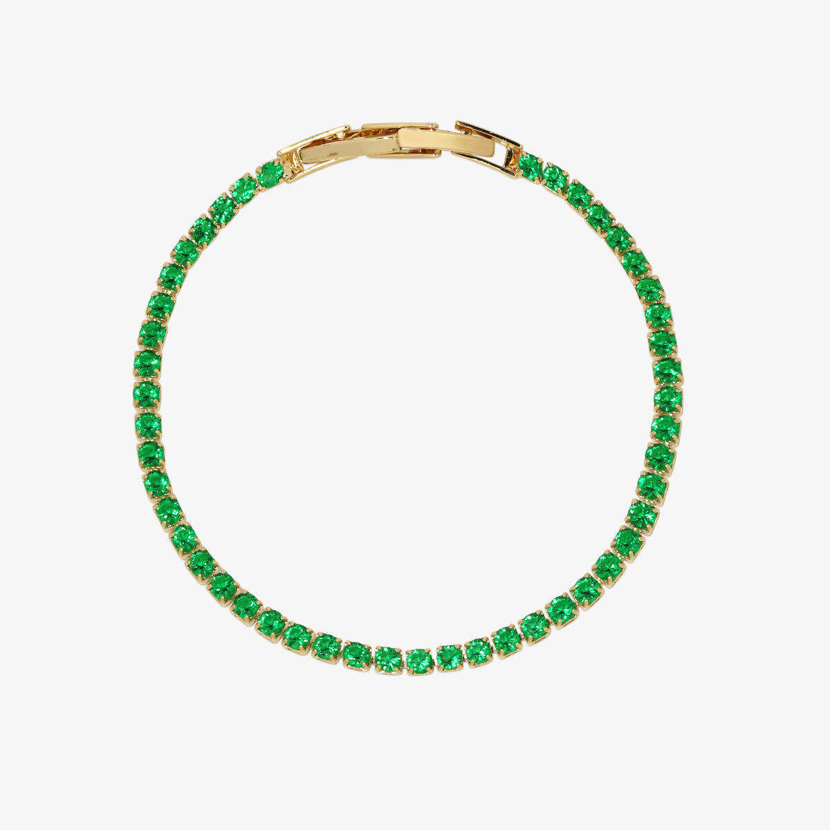 Crystal Tennis Bracelet for Women – Gold Plated Luxury Bracelet UK