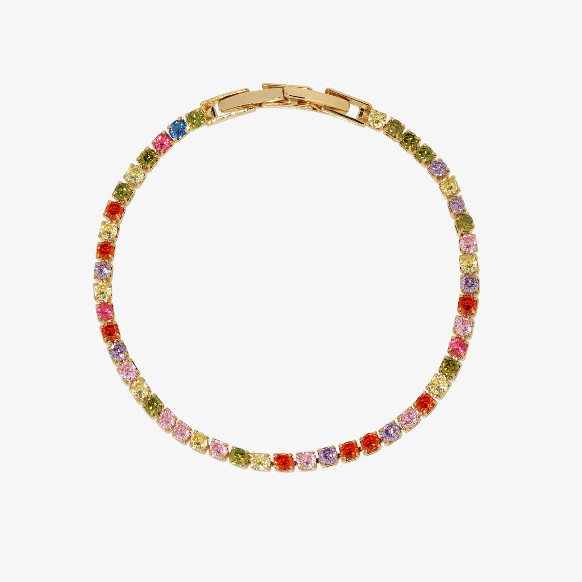 Crystal Tennis Bracelet for Women – Gold Plated Luxury Bracelet UK