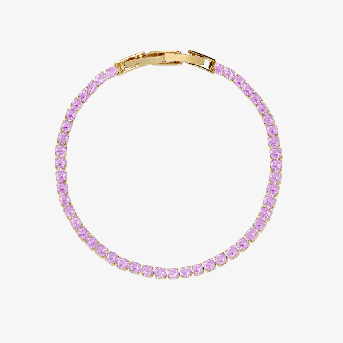 Crystal Tennis Bracelet for Women – Gold Plated Luxury Bracelet UK